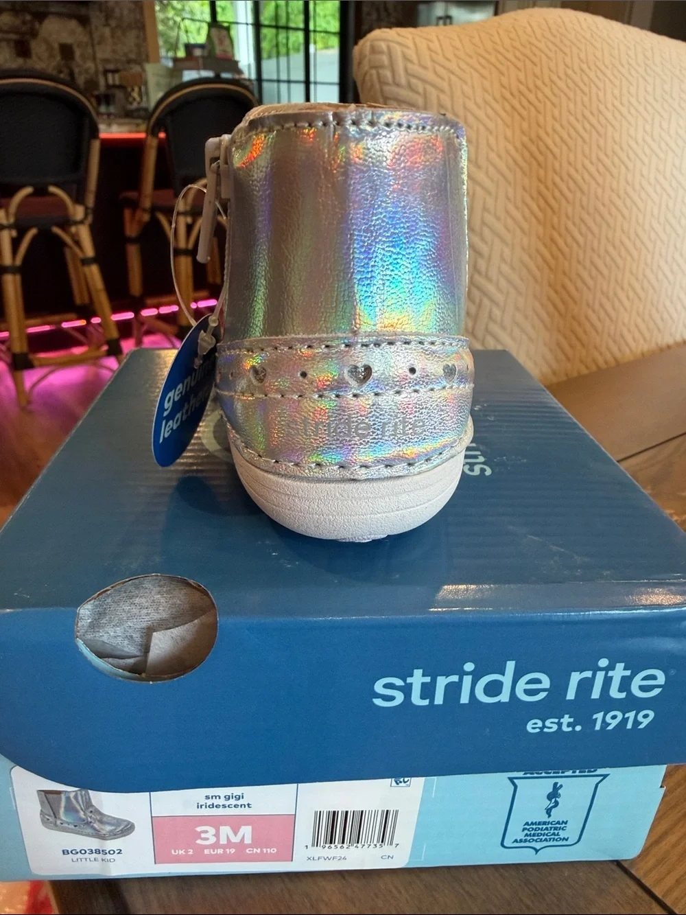 NEW! Stride Rite Soft Motion Gigi Baby Boot Size 3